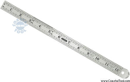 General 1201ME 12″ Precision Stainless Steel Rule Discount