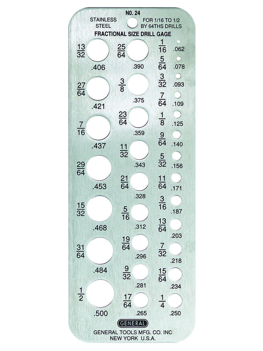 General 24 Drill Gauge on Sale