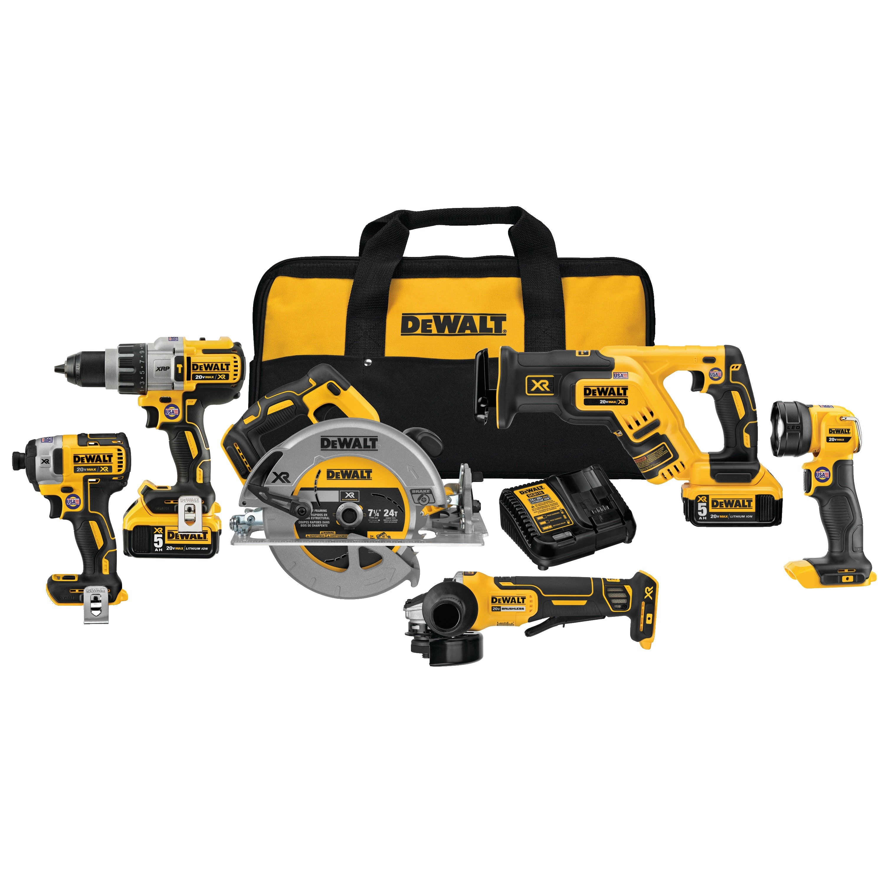 DeWalt DCK695P2 20V Max 6-Tool Cordless Combo Kit Online