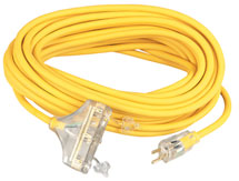 Coleman Cable Polar/Solar Plus Quadnector Three Way Extension Cords Hot on Sale