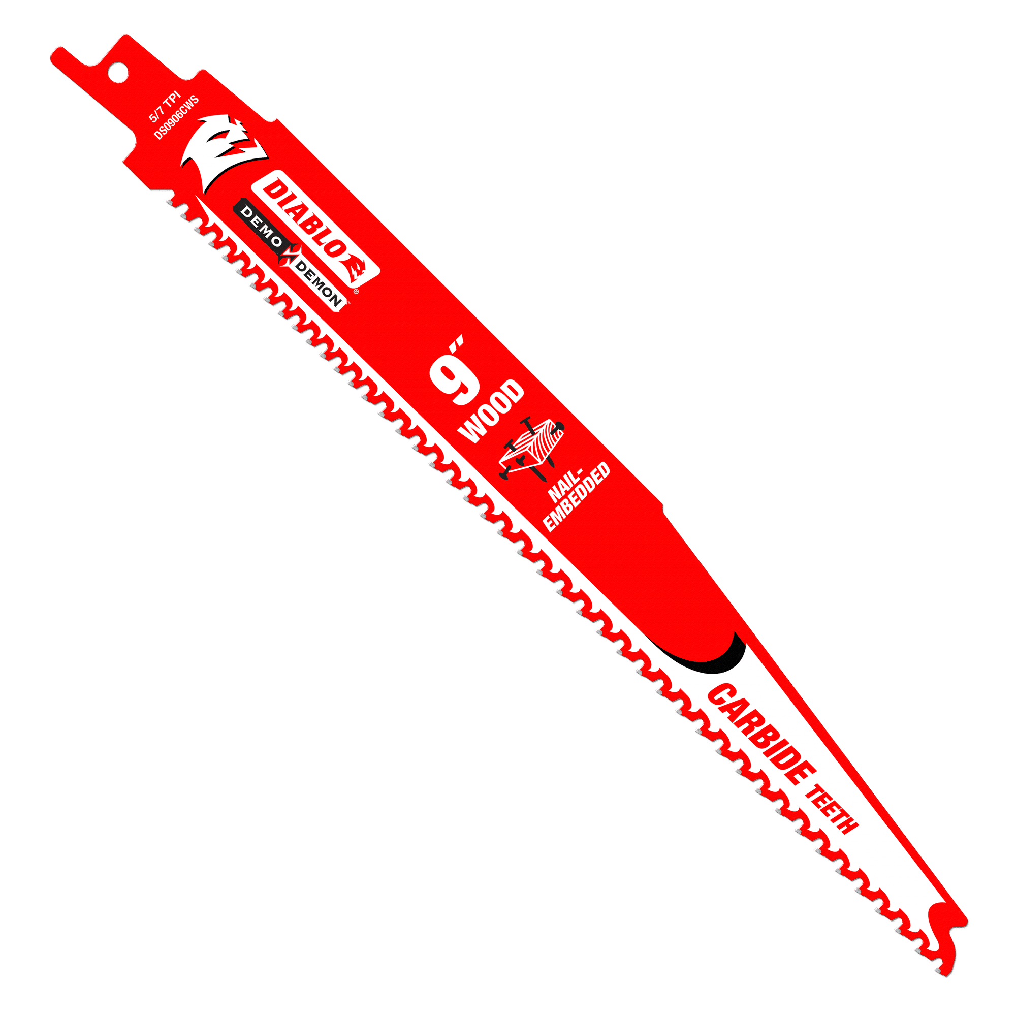 Diablo DS0906CWS 9″ 5/7 TPI Demo Demon Carbide Tooth Reciprocating Saw Blades Online Hot Sale