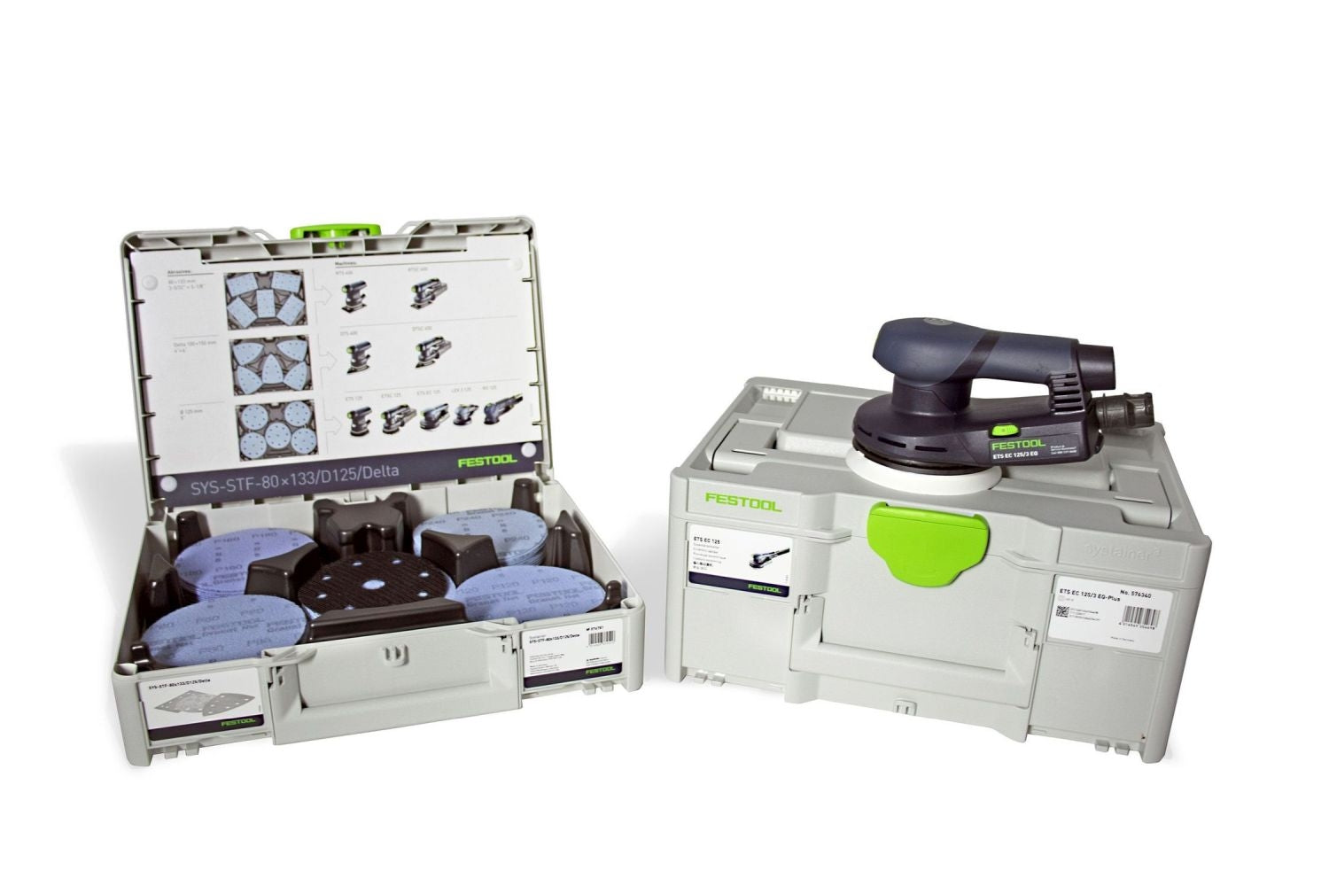 Festool 578150 Limited Edition ETS EC 125/3 EQ-Plus Random Orbital Sander Combo Kit Online Hot Sale