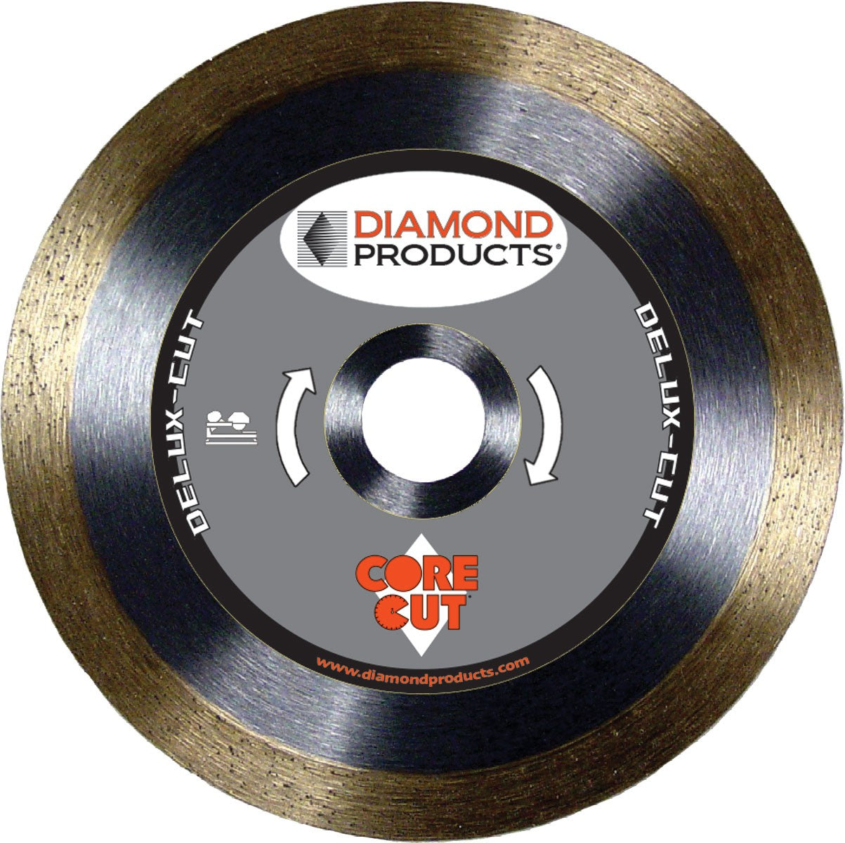 Diamond Products 20721 Delux-Cut 7″ Continuous Rim Tile Diamond Blade Hot on Sale