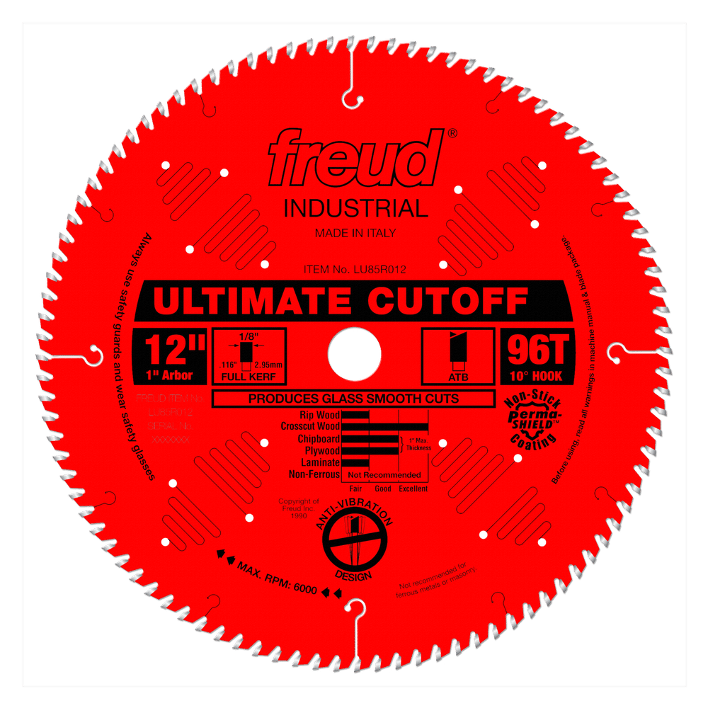 Freud LU85R012 12″ Coated Ultimate Cut-0ff Saw Blade Fashion