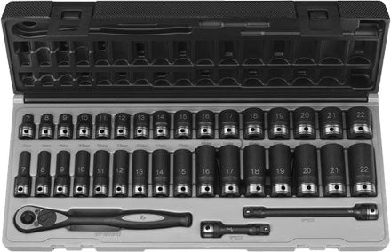 Grey Pneumatic 81635MRD 3/8″ Impact Duo-Socket Set Fashion