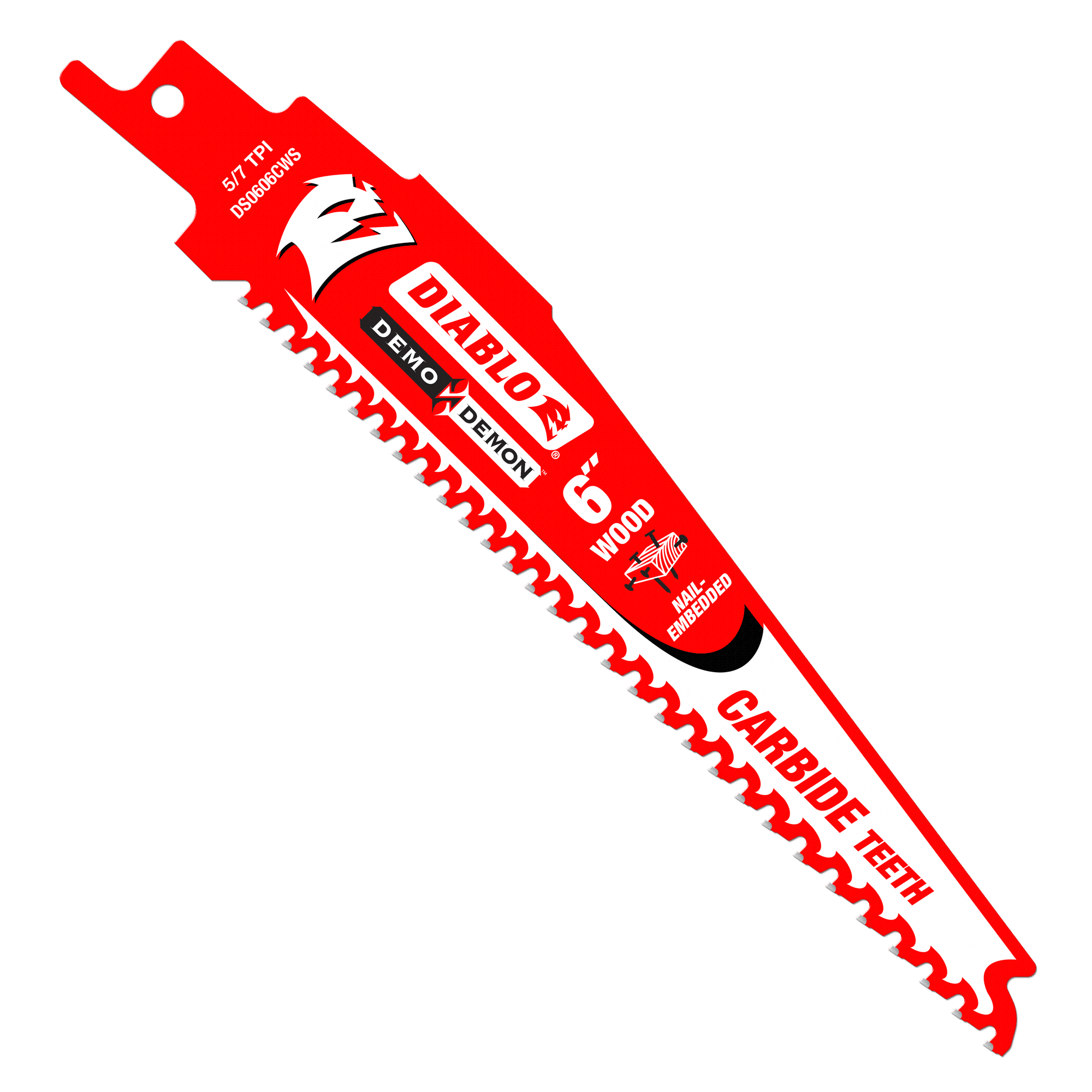 Diablo DS0606CWS 6″ 5/7 TPI Demo Demon Carbide Tooth Reciprocating Saw Blades Online Sale