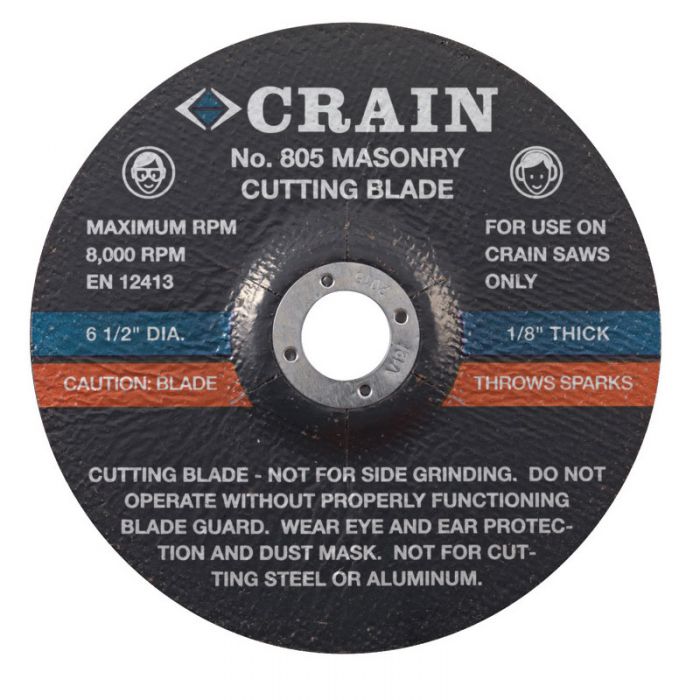 Crain 805 6-1/2″ Super Saw Masonry Blade Supply