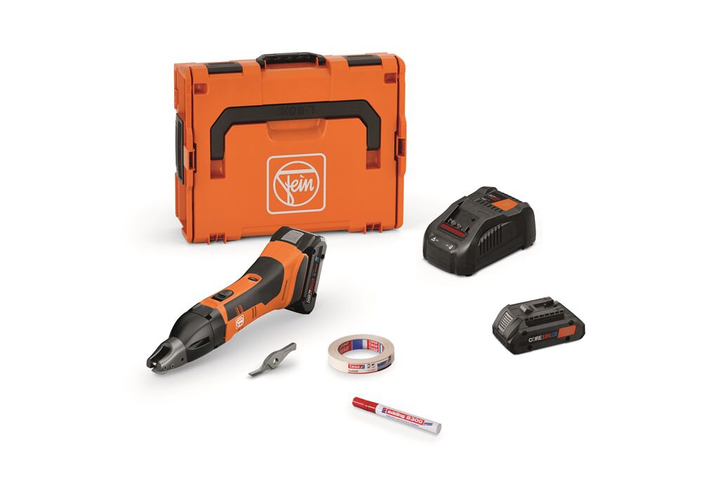 Fein ABSS 18 1.6 E AS SET 18V Cordless Slitting Shears Kit Discount