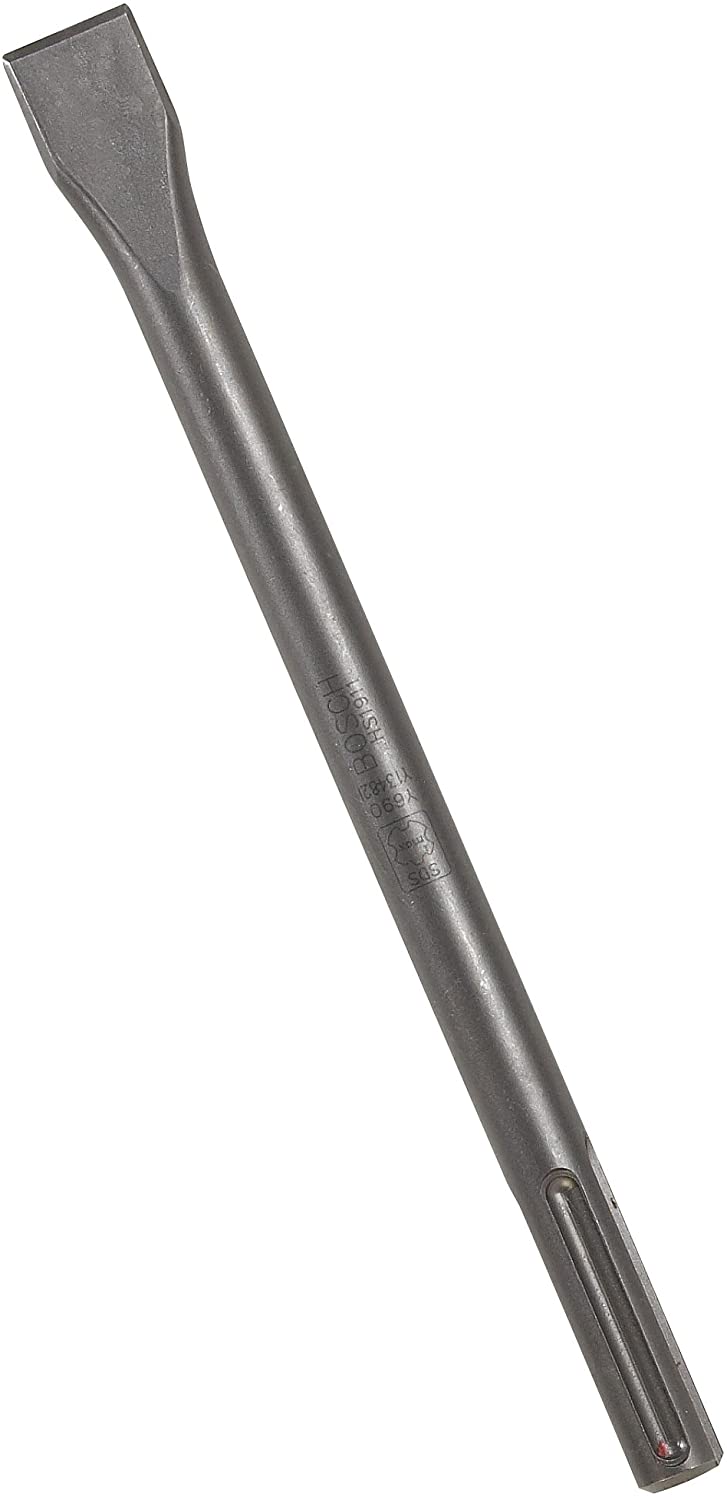 Bosch HS1811 1″x 12″ Flat Chisel Round Hex/Spline Hammer Steel Supply