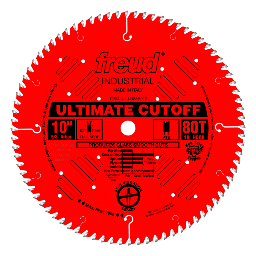 Freud LU85R010 10″ Coated Ultimate Cut-0ff Saw Blade Hot on Sale