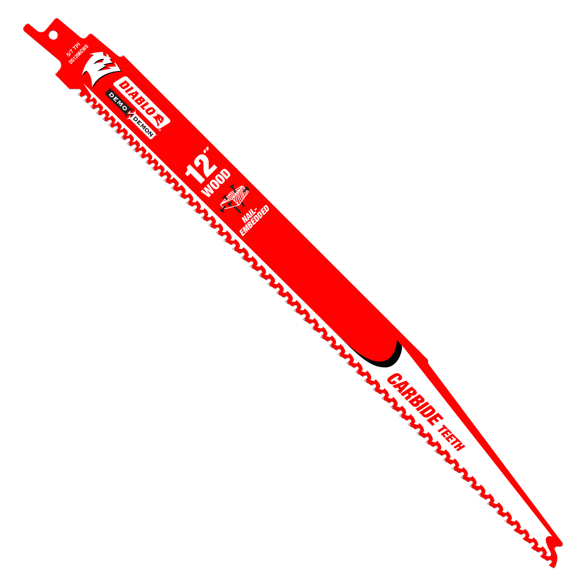 Diablo DS1206CWS 12″ 5/7 TPI Demo Demon Carbide Tooth Reciprocating Saw Blades Discount