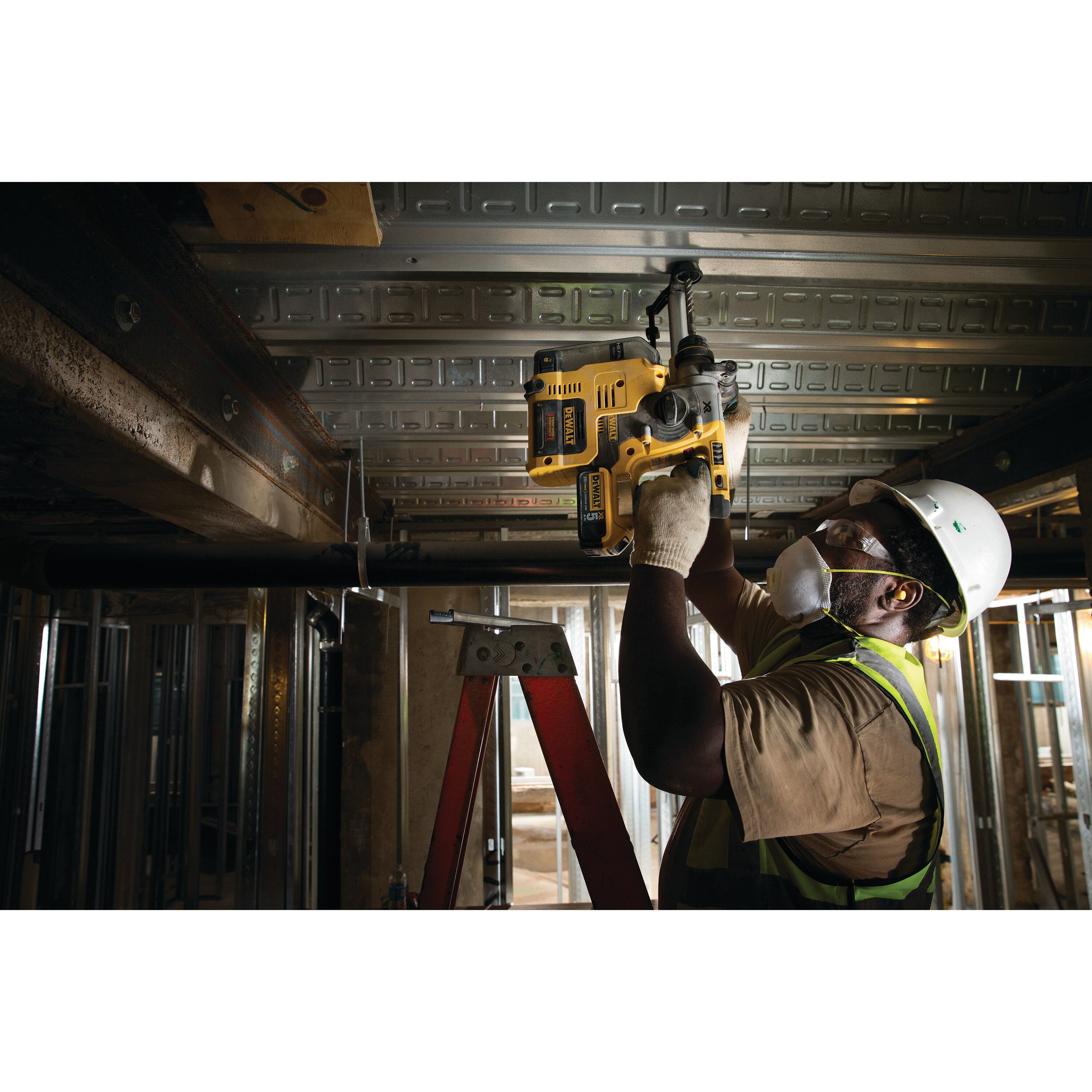 DeWalt DCH273B 20V Max 1″ XR Brushless Cordless SDS Plus L-Shape Rotary Hammer (Tool Only) Online Hot Sale