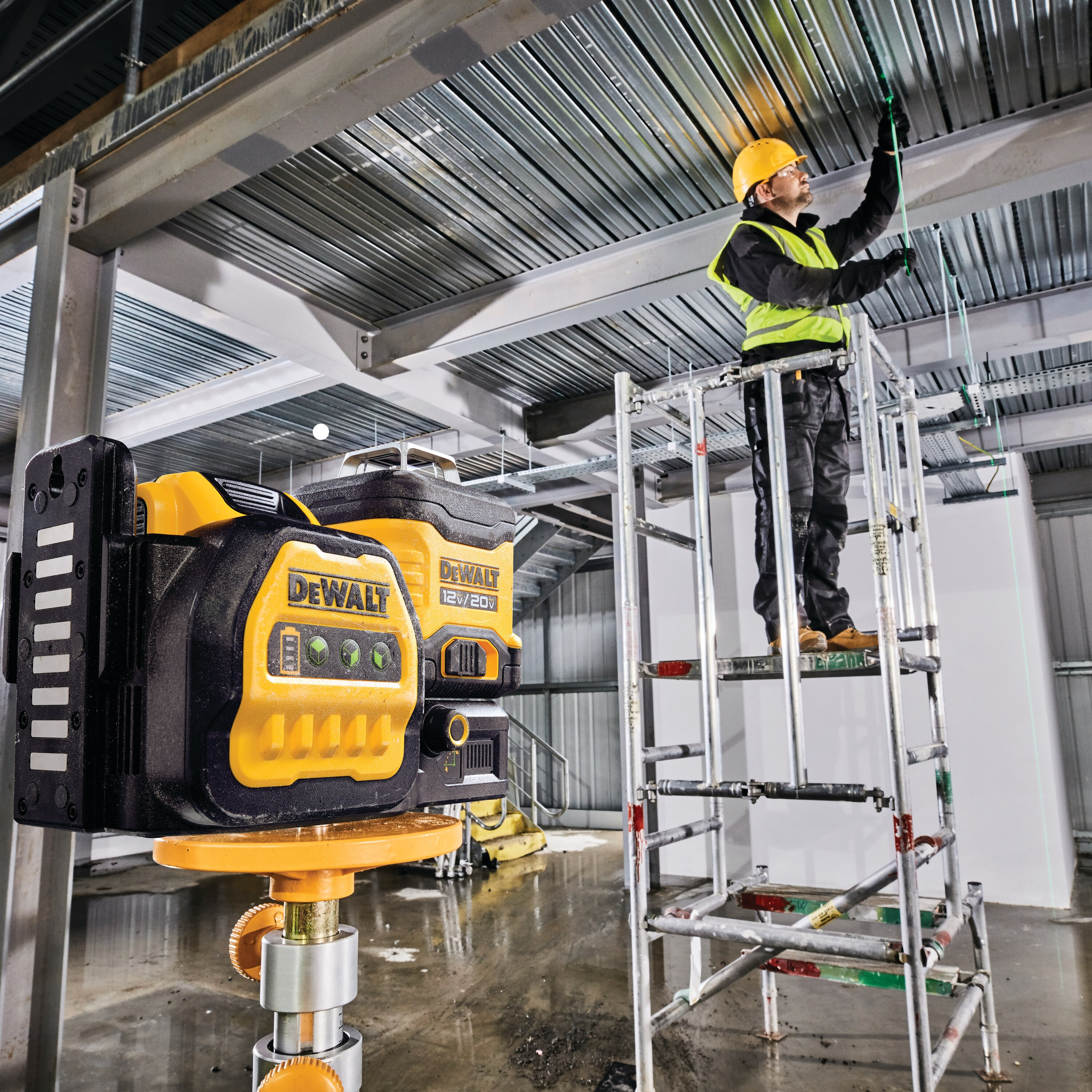 Dewalt DCLE34030G 20V MAX 3 x 360 Green Laser Kit Online Hot Sale