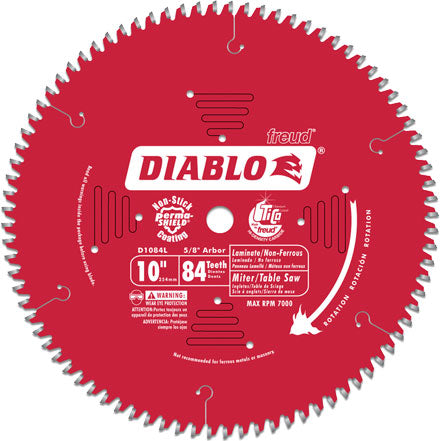 Diablo D1084L 10″ Laminate/Melamine/Laminate Flooring Saw Blade Sale