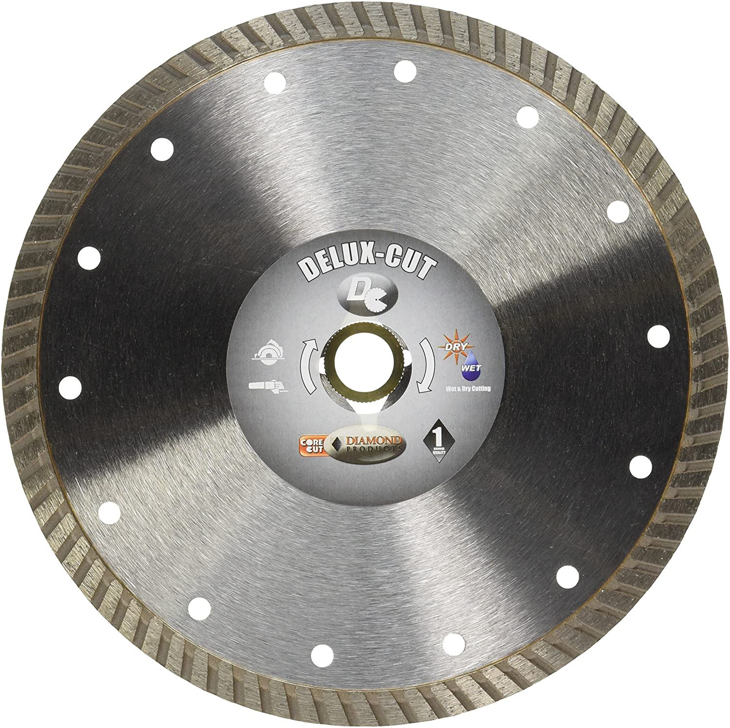 Diamond Products 21163 Delux-Cut Turbo 7″ Diamond Saw Blade Online Hot Sale