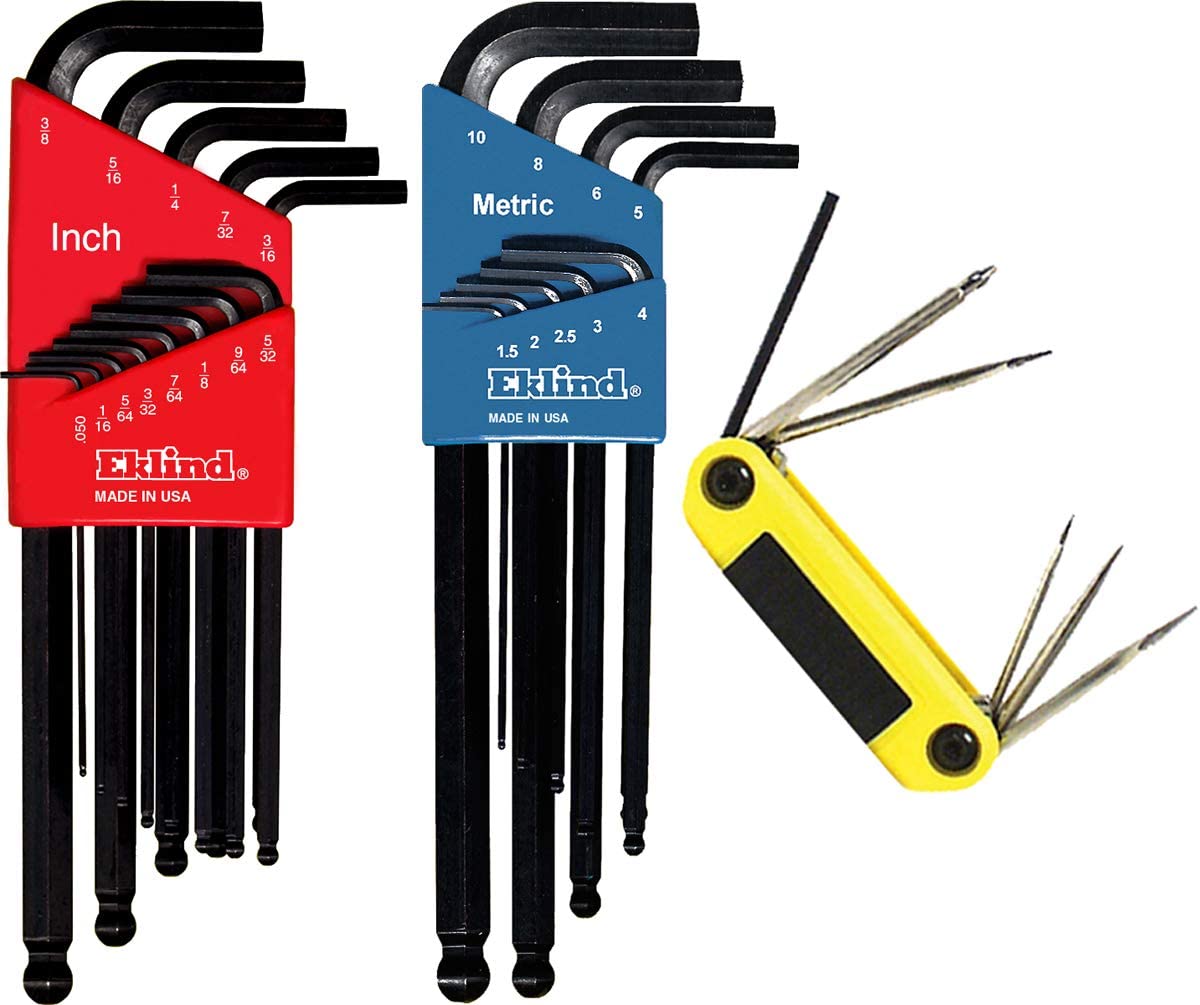 Eklind 13228 Ball-Hex-L Key & Ergo-Fold Fold-Up Combo Pack Discount