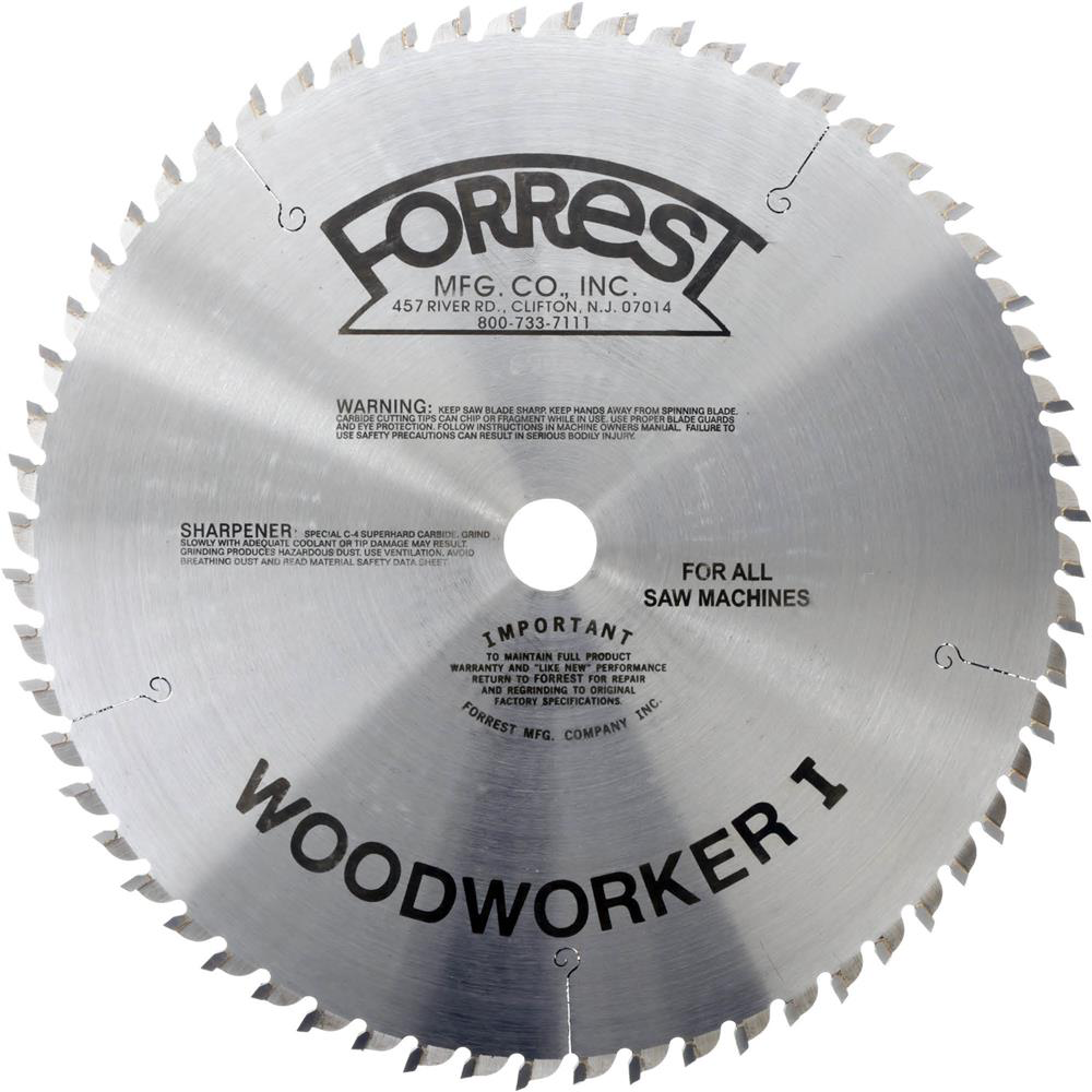 Forrest WW12607125G 12″ Woodworker I Saw Blade Supply