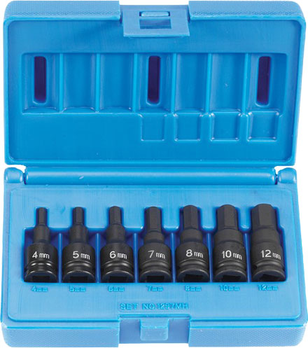 Grey Pneumatic 1297MH 3/8″ Impact Hex Driver Set Online Hot Sale