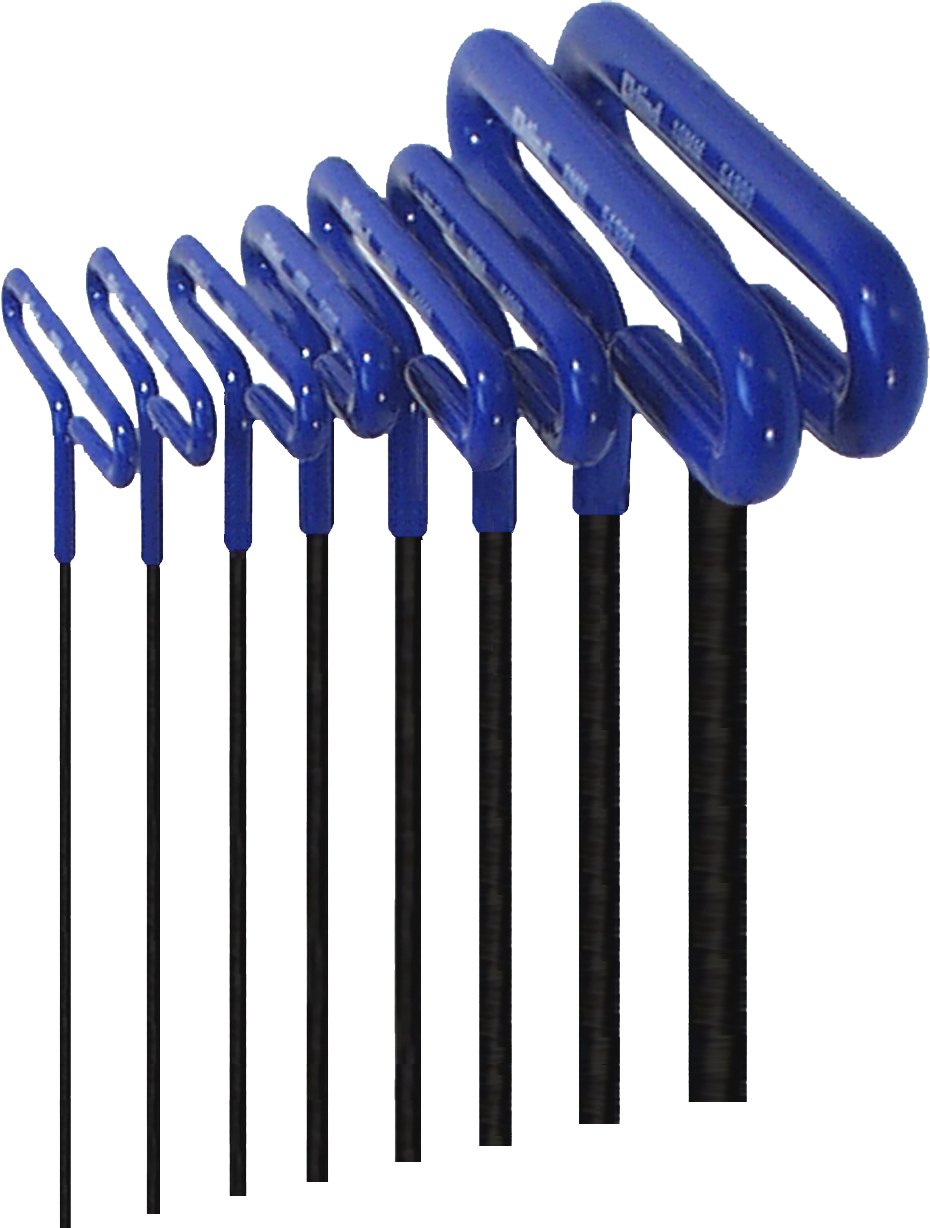 Eklind 55168 8 Pc Cushion Grip 6″ Metric Hex T-Key Set Online Hot Sale