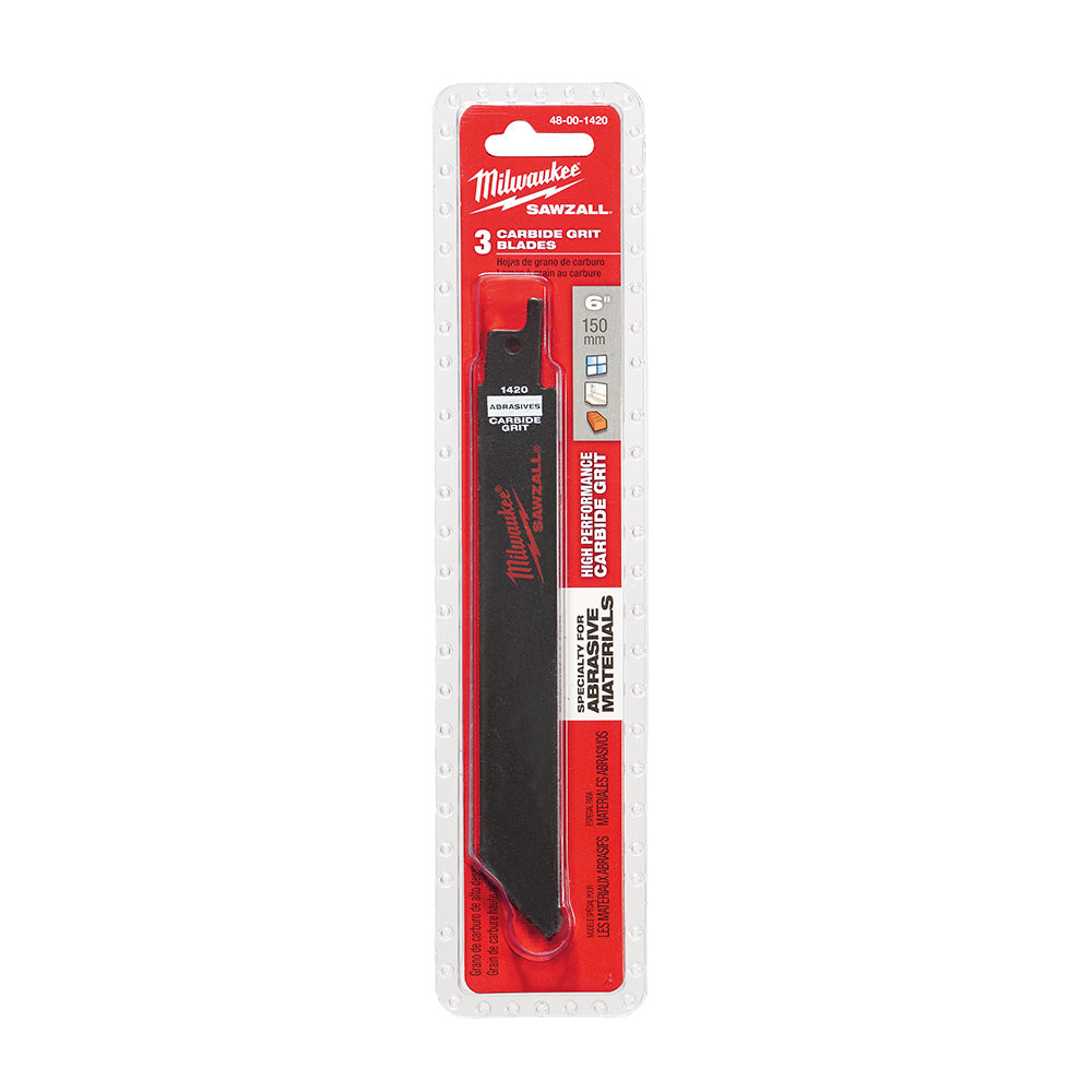Milwaukee Carbide Grit Sawzall Blades Fashion