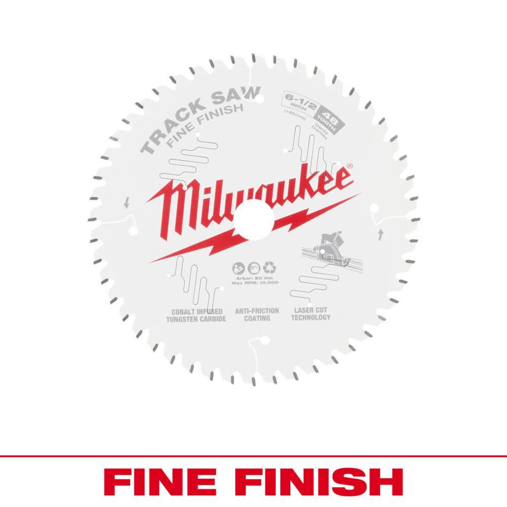 Milwaukee 48-40-0627 6-1/2″ 48T Fine Finish Track Saw Blade on Sale