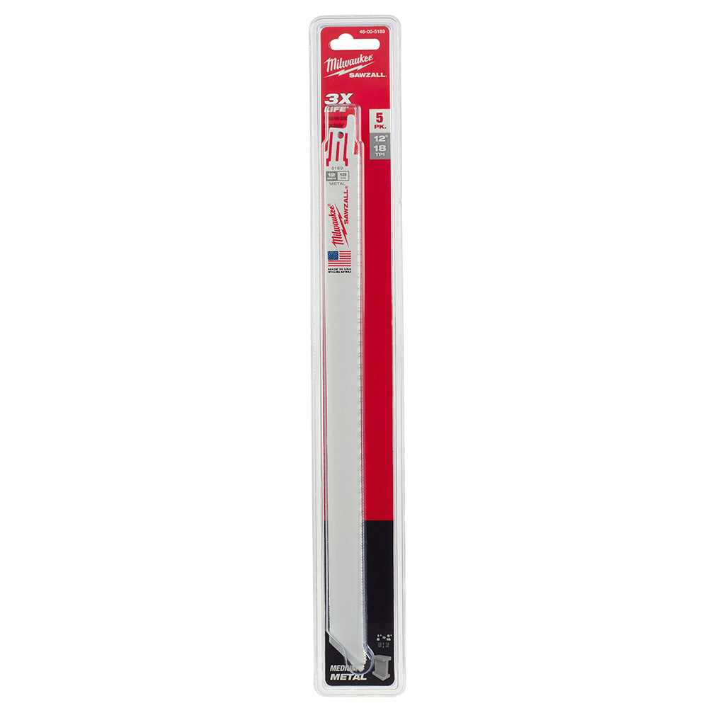 Milwaukee 12″ x 18 TPI Metal Cutting Sawzall Blades Online Hot Sale