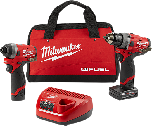 Milwaukee 2598-22 M12 Fuel 2-Tool Combo Kit Supply
