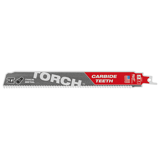Milwaukee 48-00-5202 THE TORCH 9″ x 7 TPI Carbide Teeth Sawzall Blade Fashion