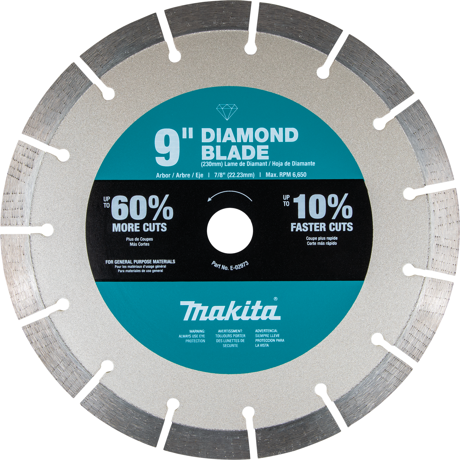 Makita E-02973 9″ Ultra-Premium Plus Diamond Blade, Segmented, General Purpose on Sale