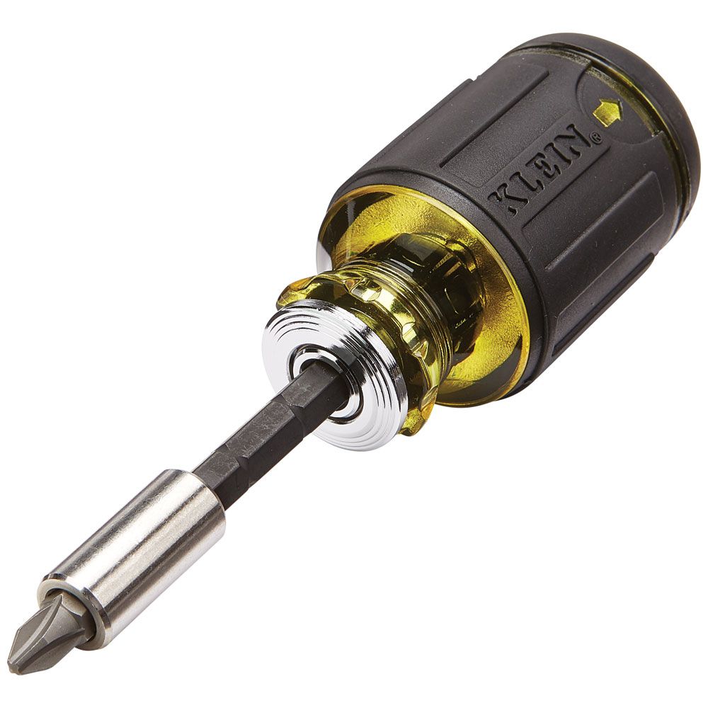 Klein 32308 8-in-1 Multi-Bit Adjustable Length Stubby Screwdriver Online