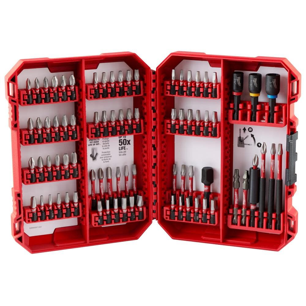 Milwaukee 48-32-4094 SHOCKWAVE 80 Piece Impact Duty Driver Bit Set Online now