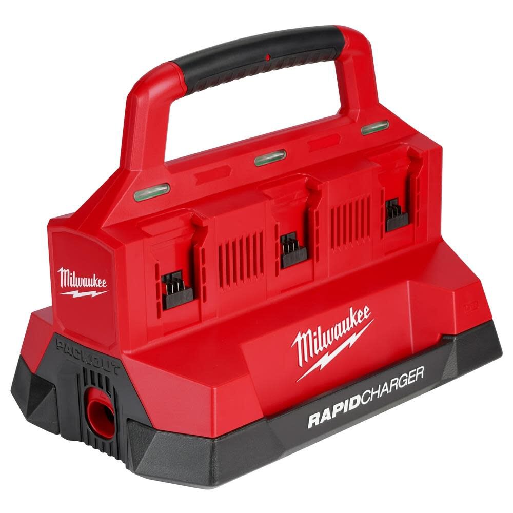 Milwaukee 48-59-1809 M18 PACKOUT Six Bay Rapid Charger Supply