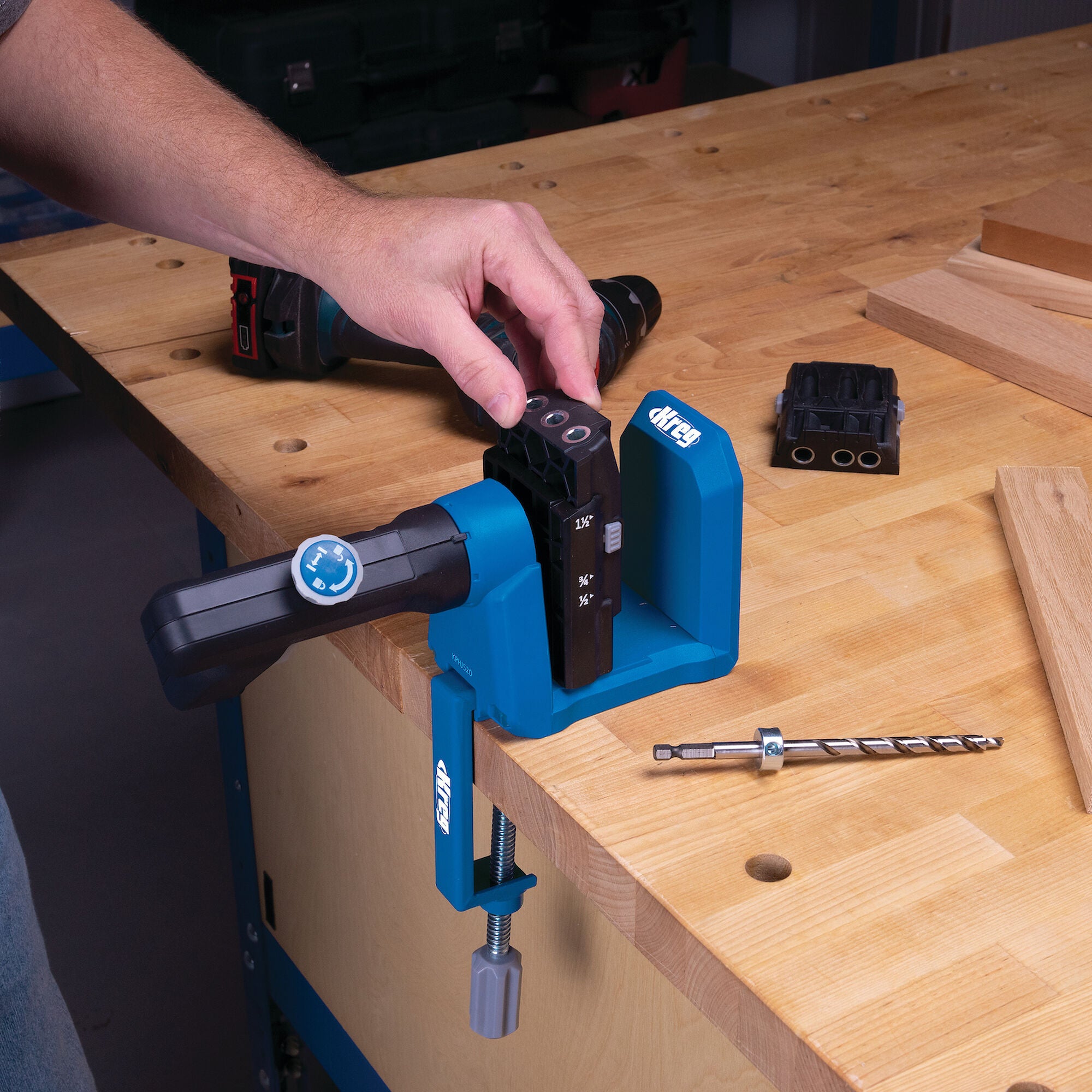 Kreg KPHA530 Micro-Pocket Drill Guide Kit 530 Hot on Sale