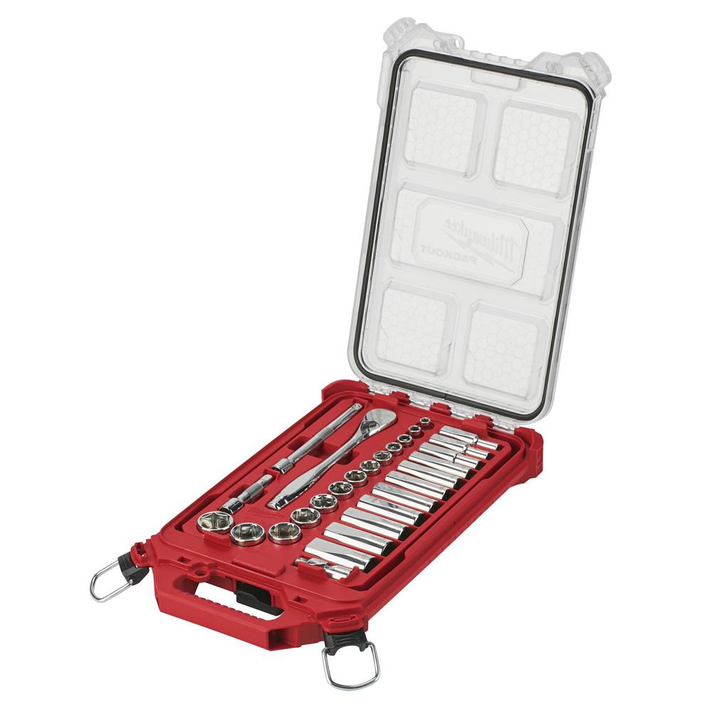 Milwaukee 48-22-9481 3/8″ Drive 28pc SAE Ratchet & Socket Set Online