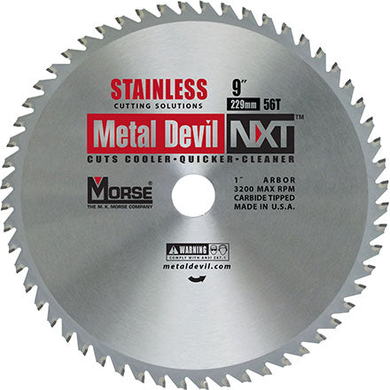 MK Morse CSM956NSSC 9″ Metal Devil NXT Stainless Steel Cutting Blade on Sale