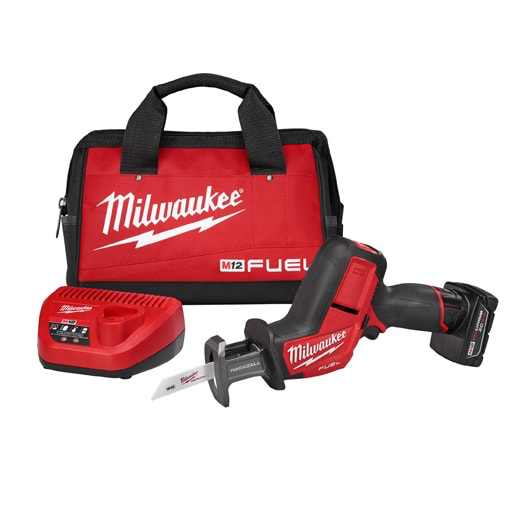Milwaukee 2520-21XC M12 Fuel Hackzall Recip Saw Kit Supply