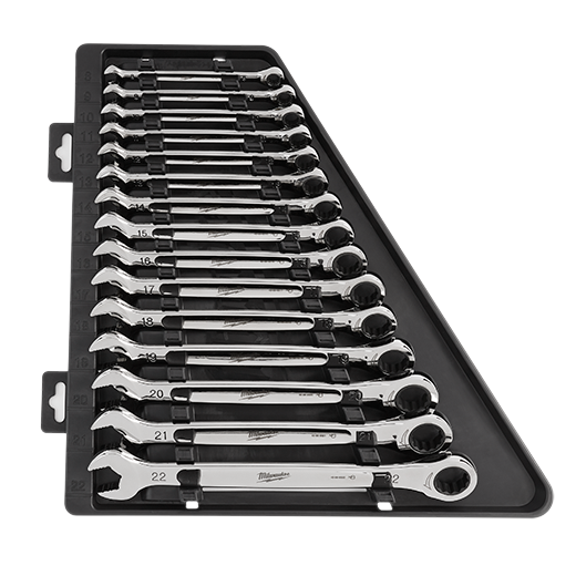 Milwaukee 48-22-9516 15 Piece Ratcheting Combination Wrench Set – Metric Online Hot Sale