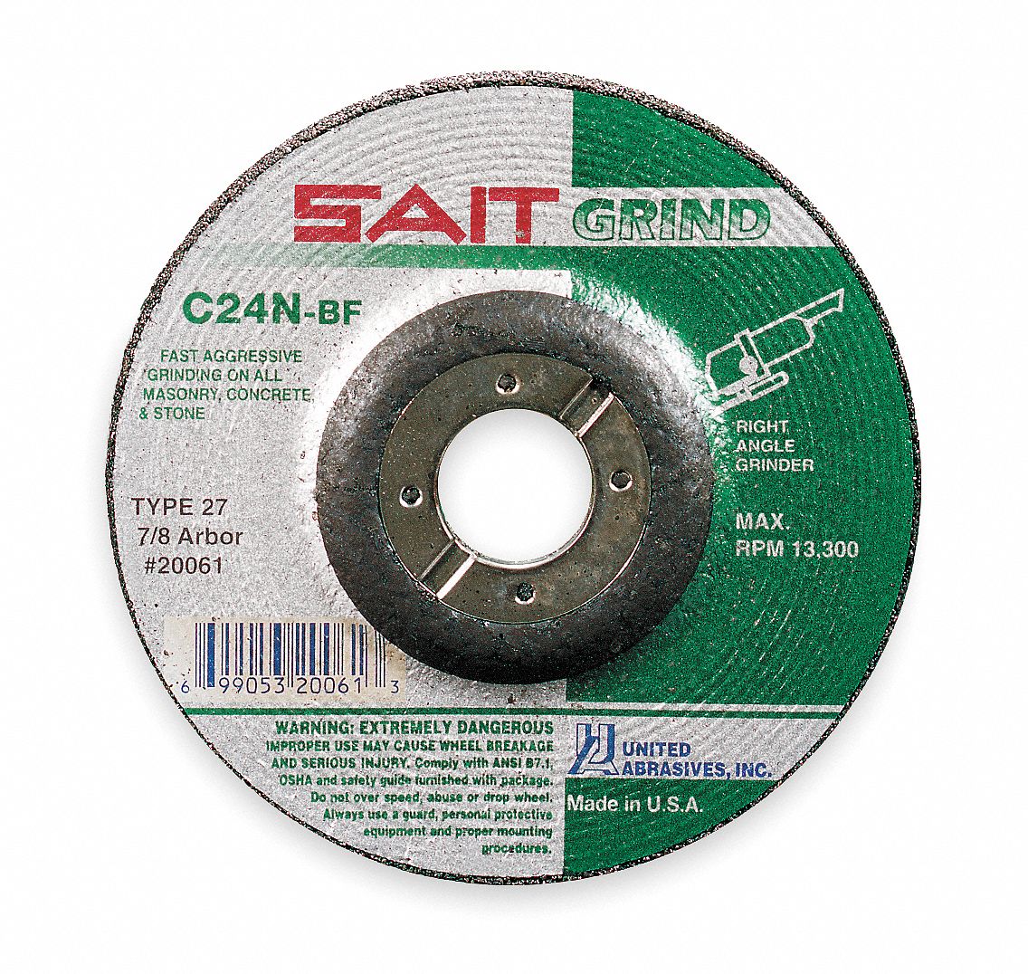 United Abrasives – Sait 20061 4-1/2″ x 1/4″ Concrete Grinding Wheel Fashion