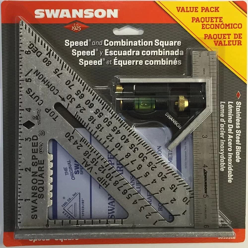 Swanson S0101CB Speed Square Layout Tool Value Pack Online now