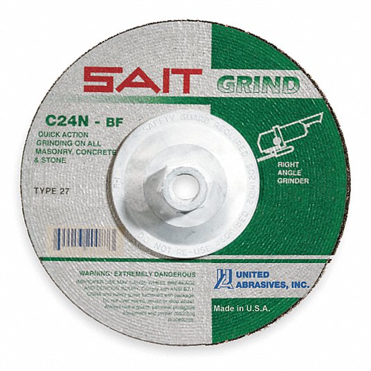 United Abrasives – Sait 20087 7″ x 1/4″ Masonry Grinding Wheel Supply
