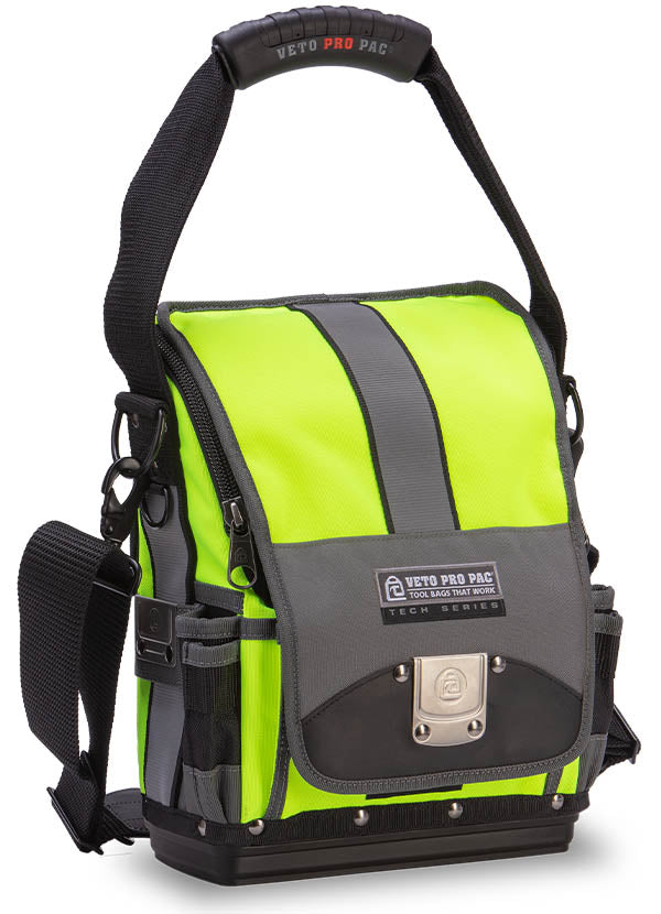 Veto Pro Pac TP-XL HI-VIZ YELLOW Mid-Sized Tool Pouch Online now