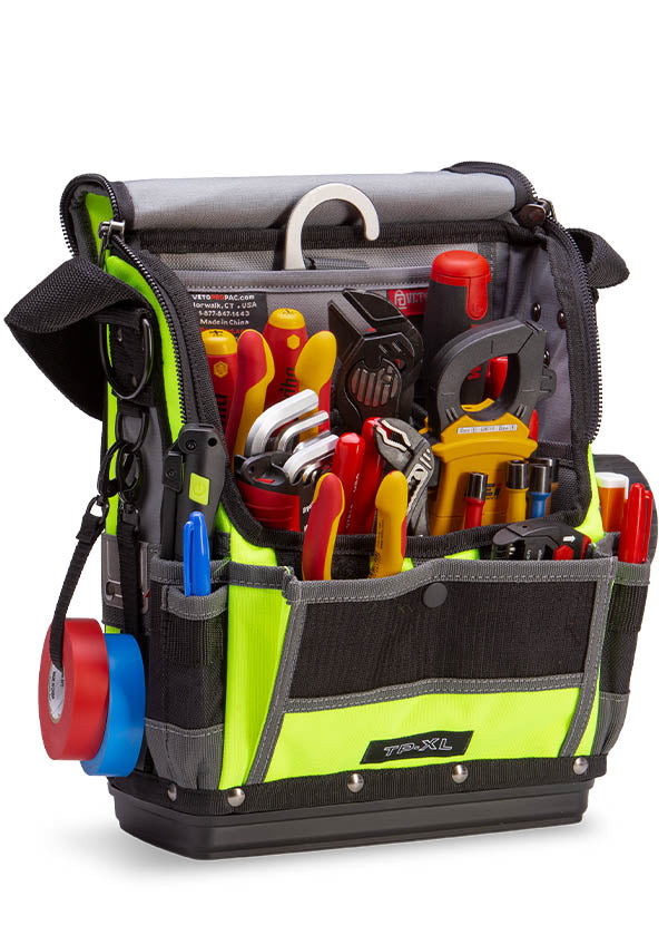 Veto Pro Pac TP-XL HI-VIZ YELLOW Mid-Sized Tool Pouch Online now