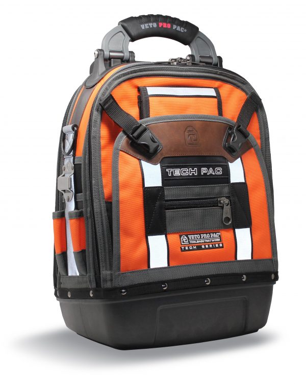 Veto Pro Pac TECH PAC HI-VIZ ORANGE Backpack Tool Bag Supply