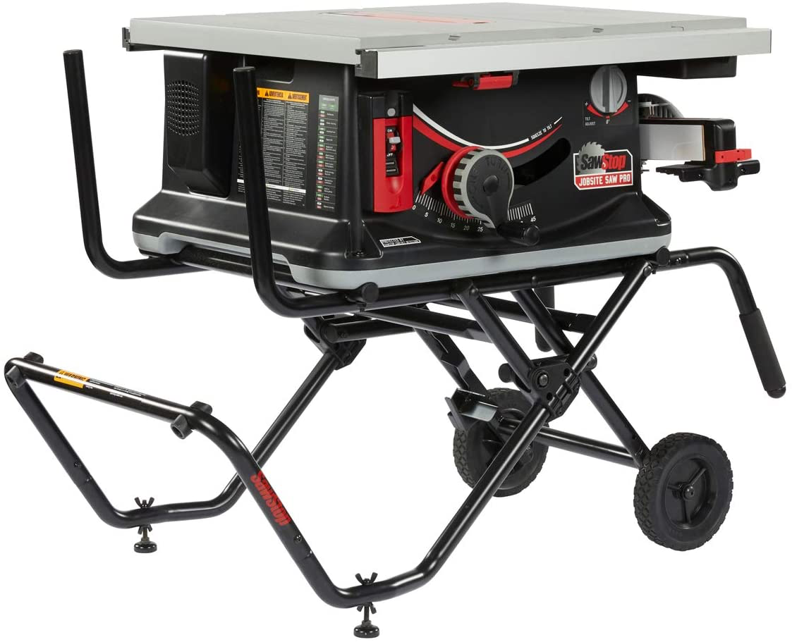 SawStop JSS-120A60 Jobsite Saw Pro with Safety Brake Fashion