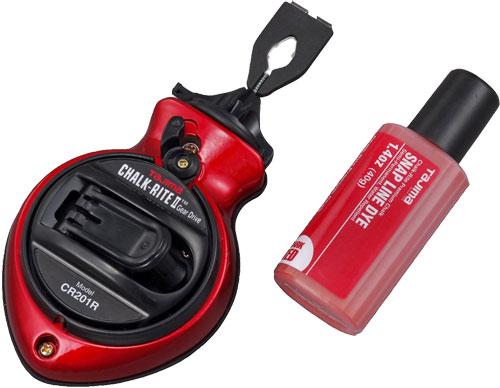 Tajima CR201R-PR Chalk-Rite II Gear Drive Extra Bold, Red w/Red Dye Online Hot Sale