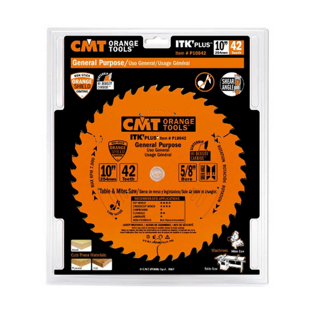 CMT ITK Plus Finish Blade for Sliding Miter Saws 12In x 72T x 1In. Online Sale
