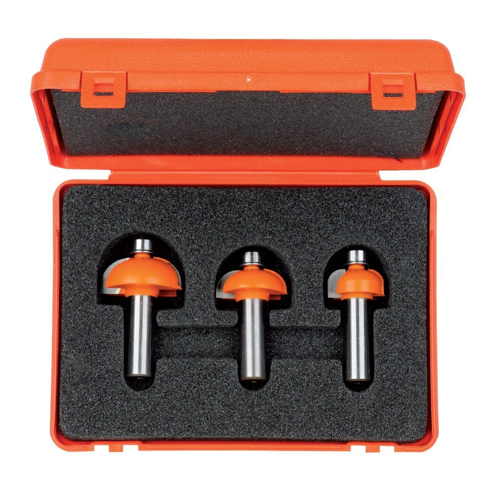 CMT 3-Piece Cove Bit Set, 1/4-Inch Shank on Sale