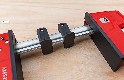 BESSEY KREX2450 K Body REVO Clamp Kit, 2 x 24 In., 2 x 50 In. and 2 KBX20 Extenders – 1700 lbs Nominal Clamping Force. Spreader, and Woodworking Accessories – Clamps and Tools for Cabinetry Supply