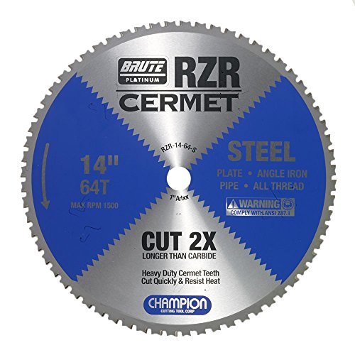 Champion Cutting Tool Cermet Tipped Circular Saw Blade 14in (Steel Cutting) Hot on Sale