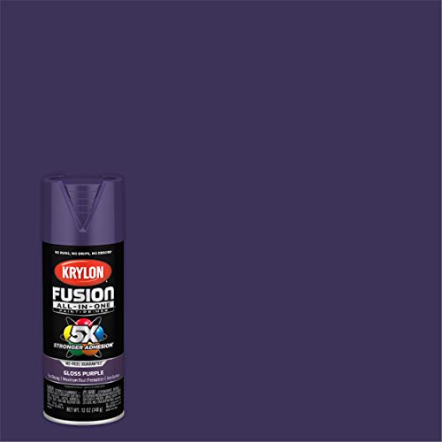12 oz Krylon K02719007 Purple Fusion All-In-One Paint & Primer Spray Paint, Gloss Online now